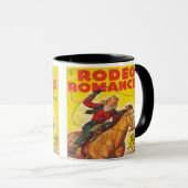 Westerne Rodeo Cowgirl Roping Rodeo Romance Mok (Voorkant rechts)
