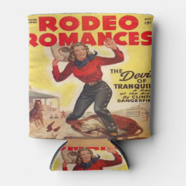 Westerne Rodeo Cowgirl Tying Calf Rodeo Romance Ca Blikjeskoeler