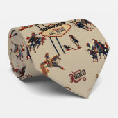 Westerne Rodeo Evenementen Las Vegas Cowboys Cowgi Stropdas (Opgerold)