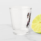 Westerne Rodeo Events Cowboy Cowgirl Horses Shot Glas (Links)