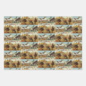  Westerne Rodeo Events Cowboy Cowgirl Inpakpapier Vel (Voorkant 2)