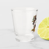  Westerne Rodeo Events Cowboy Cowgirl Shot Glas (Links)