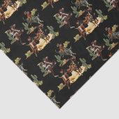  Westerne Rodeo Events Cowboy Cowgirl Tissuepapier (Detail)