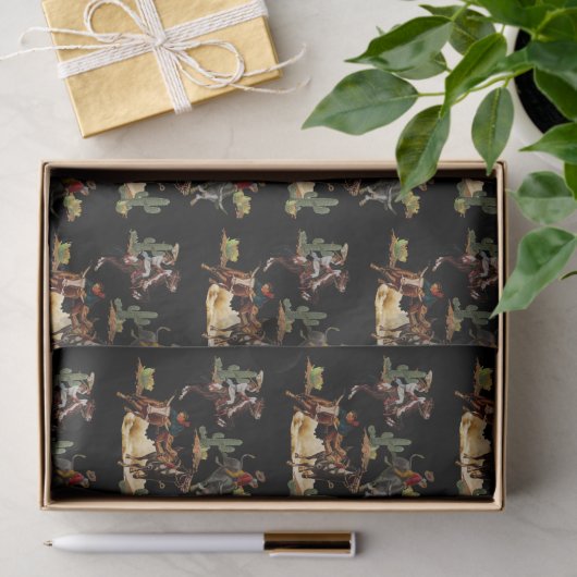  Westerne Rodeo Events Cowboy Cowgirl Tissuepapier