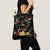  Westerne Rodeo Events Cowboys Cowboys Tote Bag (Dichtbij)