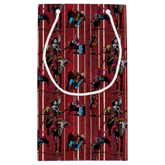 Westerne Rodeo Events Gift Bag Klein Cadeauzakje (Achterkant)