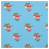 Westerne Rodeo-kast in de loop en de Cartoon van d Stof (Swatch)