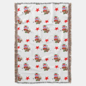 Westerne Rodeo-kleding in vat en bull Deken (Voorkant Verticaal)