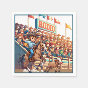 Westerne Rodeo kleine cowboy roping Servet