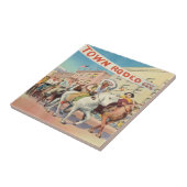 Westerne Rodeo Parade 4 juli Rodeo Tegeltje (Zijkant)