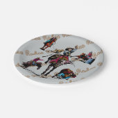 Westerne Rodeo Party Paper Borden Papieren Bordje (Gekanteld)