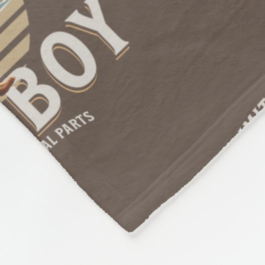 Westerne Rodeo Ranch  Cowboy Fleece Deken (Hoek)