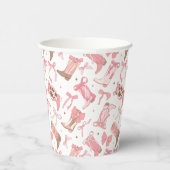 Westerne Rodeo Rodeo Laarzen met Bogen Vrijgezelle Papieren Bekers (Rechts)