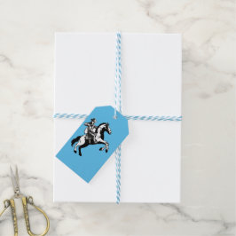 Westerne Rodeo Southern Ranch Cowboy te paard Cadeaulabel