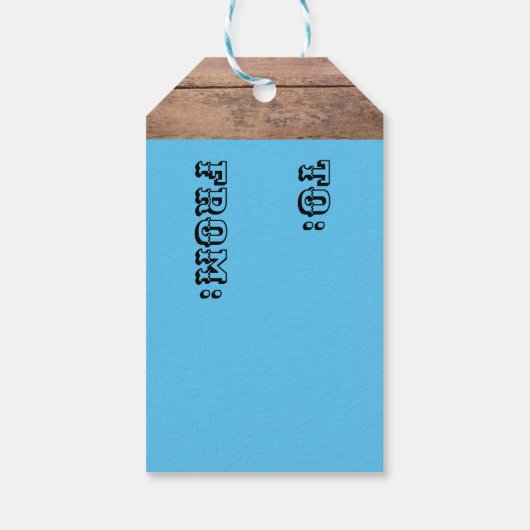 Westerne Rodeo Southern Ranch Cowboy te paard Cadeaulabel (Achterkant)