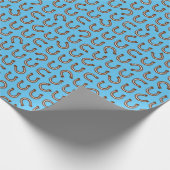 Westerne Rodeo Southern Ranch Hoefijzers Cadeaupapier (Hoek)