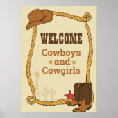 Westerne Rodeo Thaise Partij 1e Rodeo BirthdayPart Poster (Voorkant)