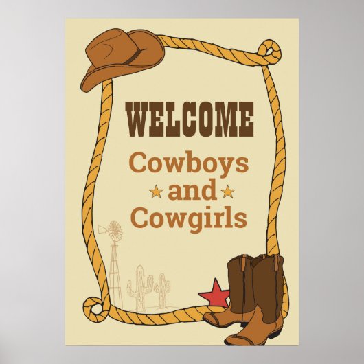 Westerne Rodeo Thaise Partij 1e Rodeo BirthdayPart Poster (Voorkant)