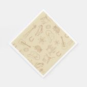 Westerne Rodeo Thaise Partij 1e Rodeo BirthdayPart Servet (Hoek)