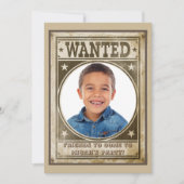 Westerne Rodeo wilde Poster foto Kaart (Voorkant)