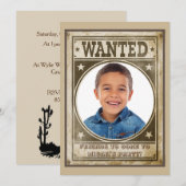 Westerne Rodeo wilde Poster foto Kaart (Voorkant / Achterkant)