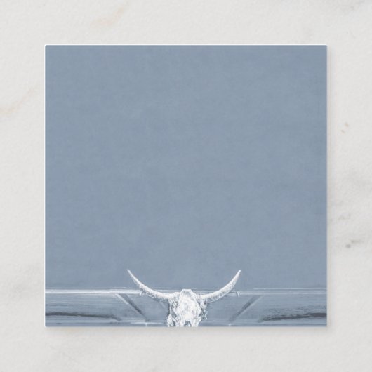 Westerne roestblauwe stip RSVP Informatiekaartje (Achterkant)