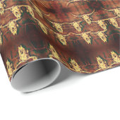 Westerne Roestbollen Stullenstijl voor land Cadeaupapier (Rol Hoek)