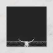 Westerne roestzwart en witte bull informatiekaartje (Achterkant)