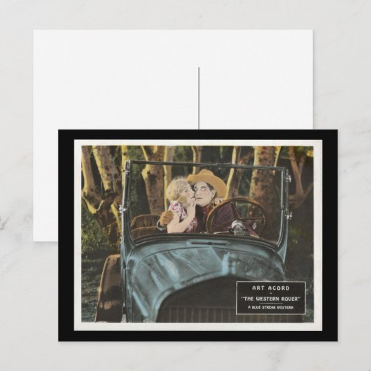 Westerne Rover Silent Film 1927 Briefkaart (Voorkant / Achterkant)