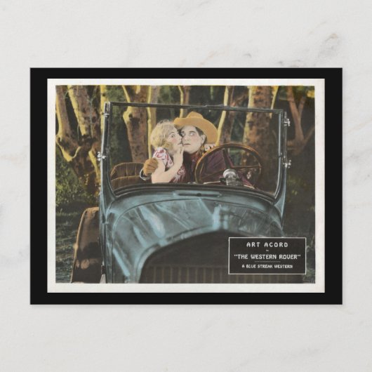 Westerne Rover Silent Film 1927 Briefkaart (Voorkant)