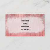 Westerne Roze Buil Zonnebloemen op hout Visitekaartje (Achterkant)