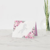 Westerne roze Charra Quinceanera Hartelijk dank (Achterkant)