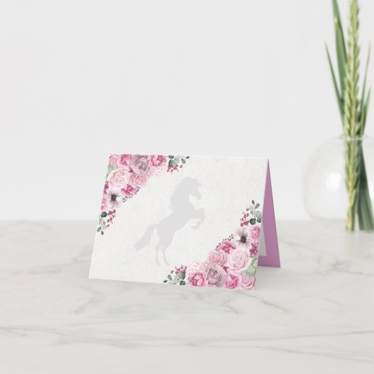 Westerne roze Charra Quinceanera Hartelijk dank (Achterkant)