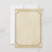 Westerne RSVP-kaarten RSVP Kaartje (Achterkant)