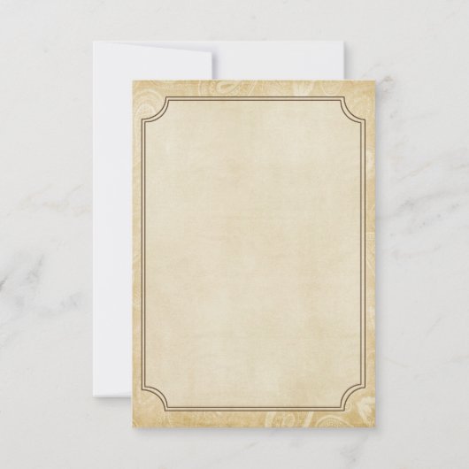 Westerne RSVP-kaarten RSVP Kaartje (Achterkant)