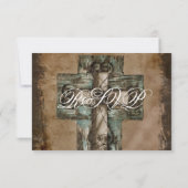 Westerne RSVP-kaarten voor Rustisch land RSVP Kaartje (Achterkant)