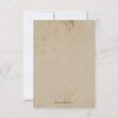 Westerne RSVP-reactiekaart RSVP Kaartje (Achterkant)