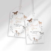 Westerne ruitersport dank u Labels Cadeaulabel