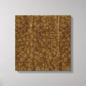 Westerne rundermerken canvas afdruk (Voorkant)