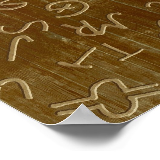 Westerne rundermerken poster (Hoek)