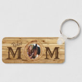 Westerne Rustic Rodeo Mam Foto Sleutelhanger (Voorkant)