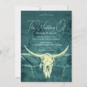 Westerne Rustieke Donker Blauwgroen Zonnebloemen B Kaart (Voorkant)