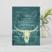 Westerne Rustieke Donker Blauwgroen Zonnebloemen B Kaart (Staand voorkant)