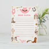 Westerne rustieke Time Capsule Note Bericht Kaart (Staand voorkant)