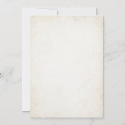 Westerne rustieke Time Capsule Note Bericht Kaart (Achterkant)