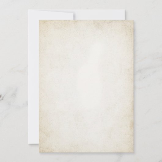 Westerne rustieke Time Capsule Note Bericht Kaart (Achterkant)