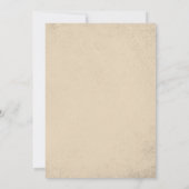 Westerne rustieke Time Capsule Note Bericht Kaart (Achterkant)