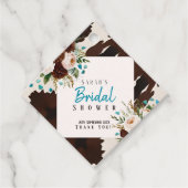 Westerne rustieke Wildflower Boho Dank u Bedankjes Labels (Voorkant)