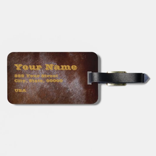 Westerne Rustige Bagagelabels voor monsterreizen 3 (Achterkant horizontaal)