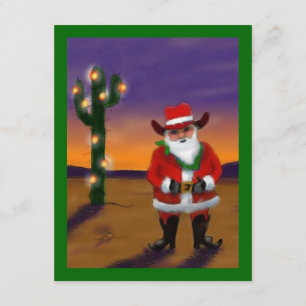 WESTERNE SAGUARO CHRISTMAS TREE ARTIJ INVITATIE KAART
